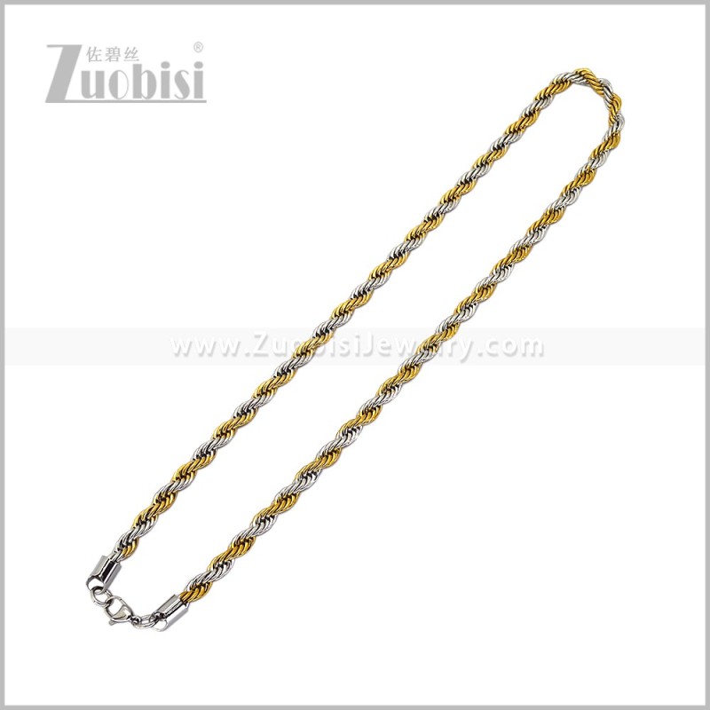Stainless Steel Necklace n003741SG2