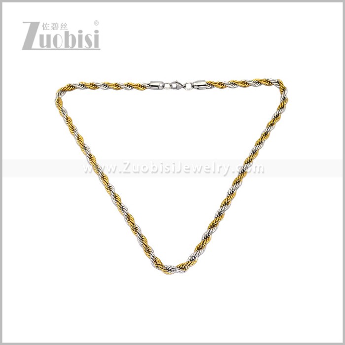 Stainless Steel Necklace n003741SG2