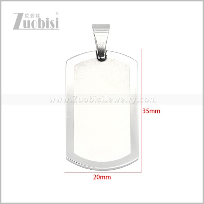 Stainless Steel Pendant p013694S