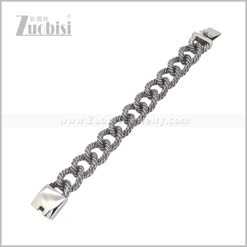 Stainless Steel Bracelet b011337S