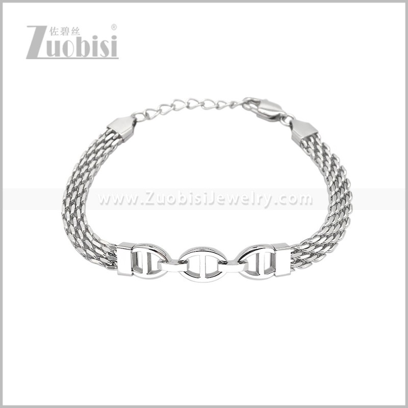 Stainless Steel Bracelet b011346S