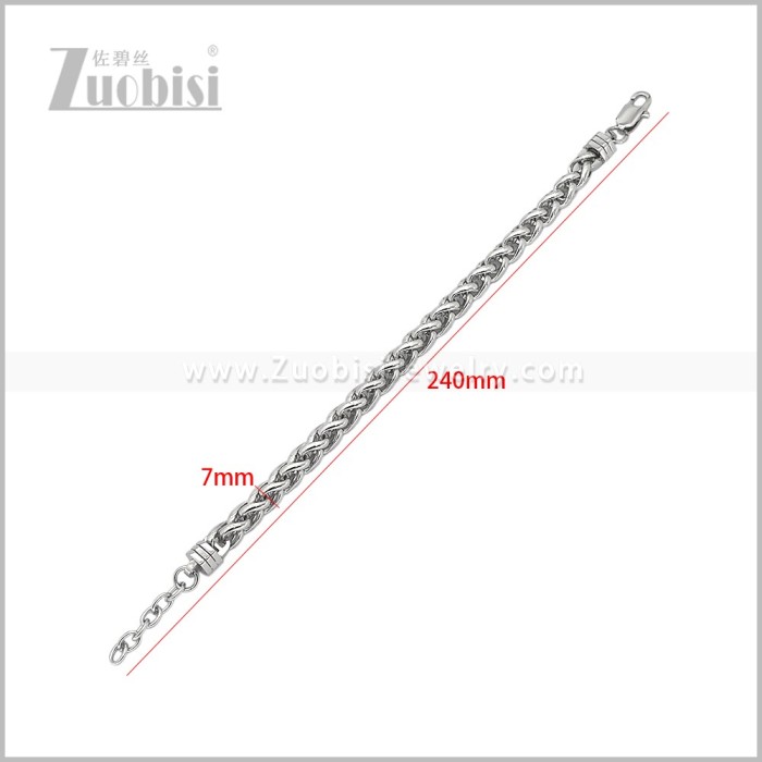 Stainless Steel Bracelet b011344S