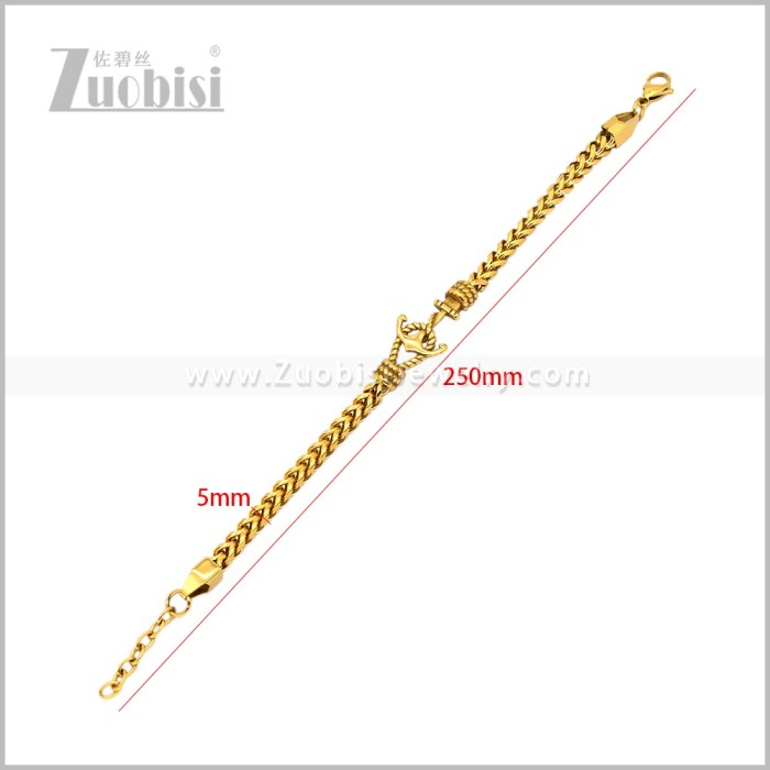 Stainless Steel Bracelet b011338G