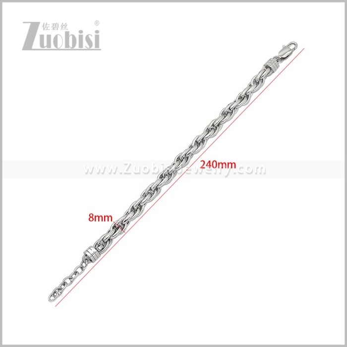 Stainless Steel Bracelet b011341S