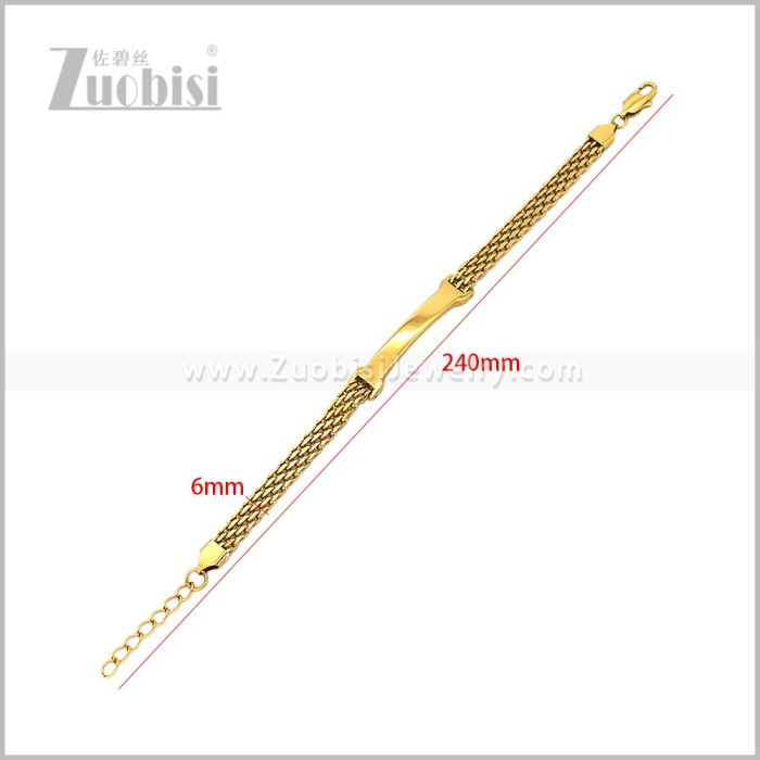Stainless Steel Bracelet b011347G