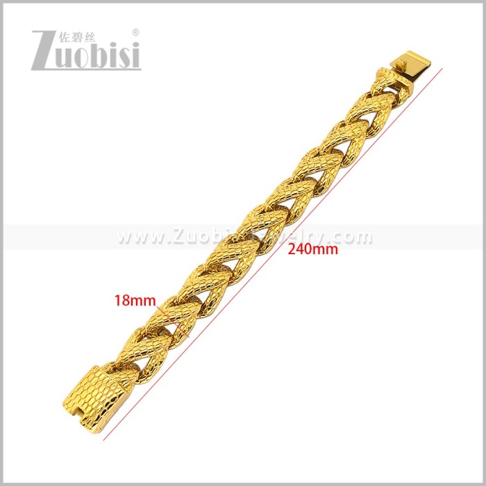 Stainless Steel Bracelet b011333G