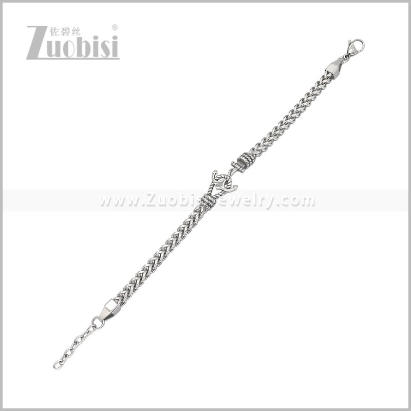 Stainless Steel Bracelet b011338S