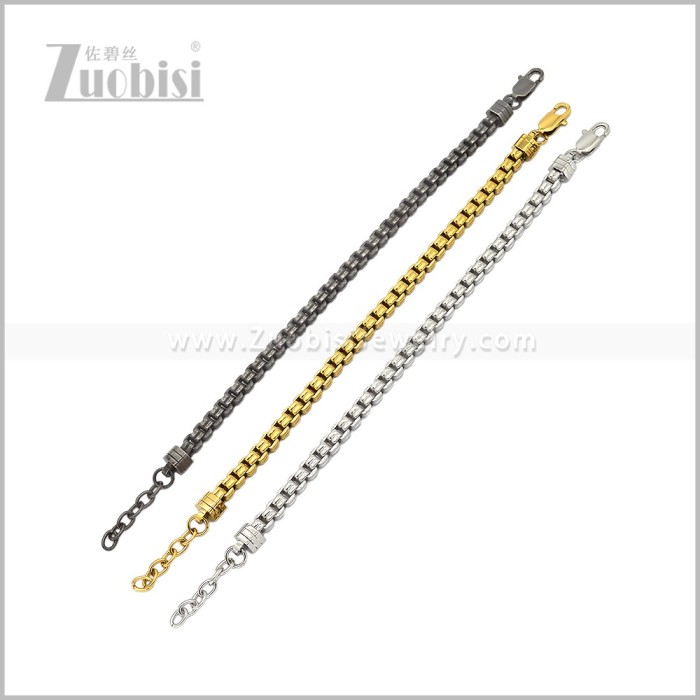 Stainless Steel Bracelet b011345S