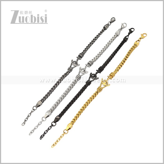 Stainless Steel Bracelet b011338S