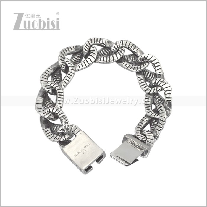 Stainless Steel Bracelet b011333S