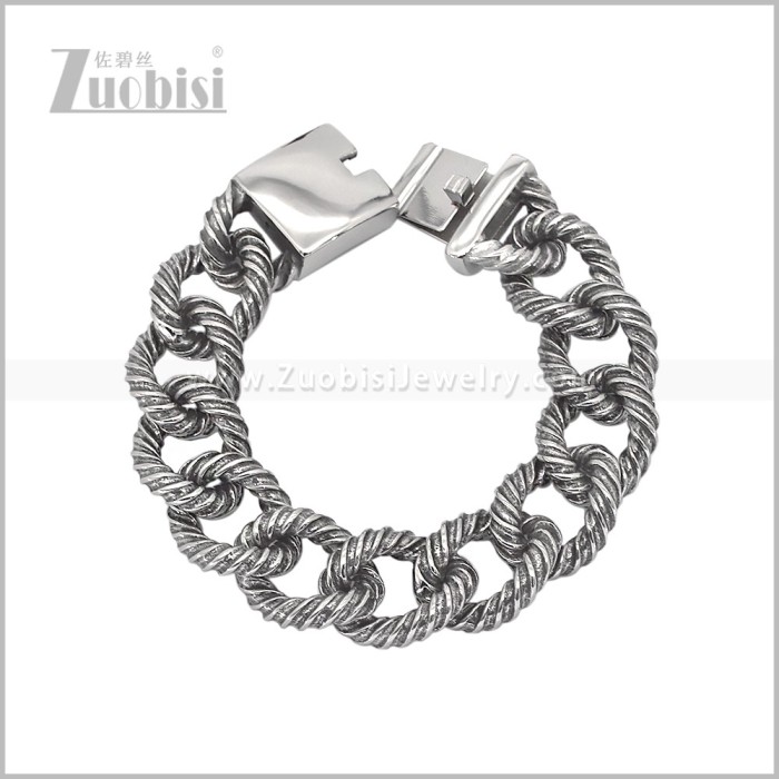 Stainless Steel Bracelet b011337S