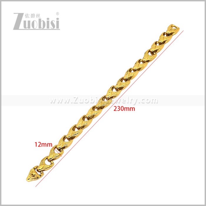 Stainless Steel Bracelet b011332G