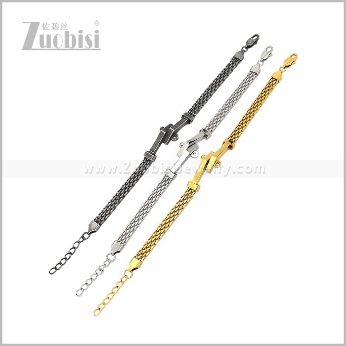 Stainless Steel Bracelet b011348S