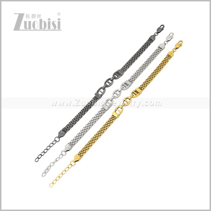 Stainless Steel Bracelet b011346S