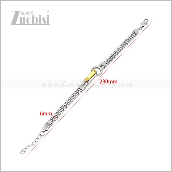 Stainless Steel Bracelet b011340SG