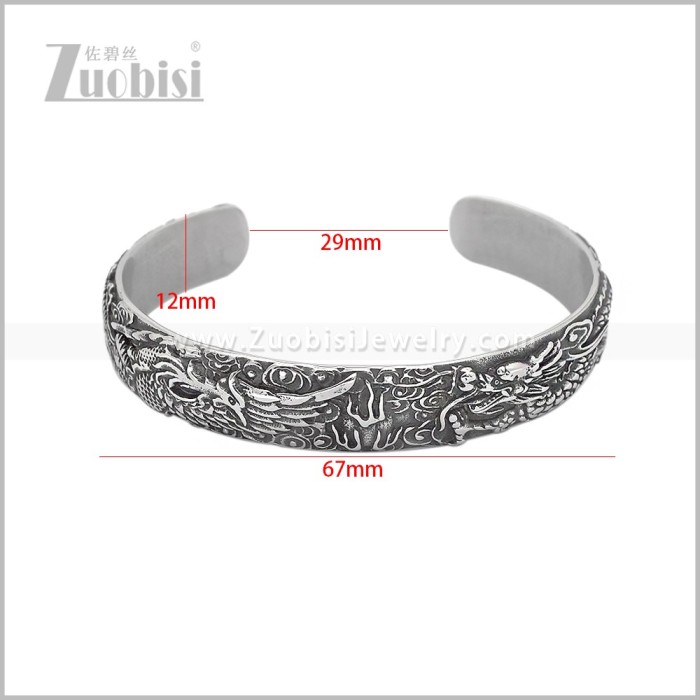 Stainless Steel Bangle b011355S