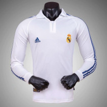 01-02 Real Madrid home Long sleeve Retro Jersey Thailand Quality