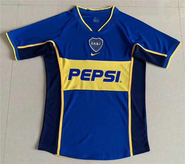 2002 CA Boca Juniors home Retro Version Thailand Quality
