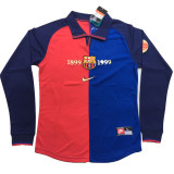 1899-1999 Barcelona (100 Years Souvenir Edition) Long sleeve Retro Jersey Thailand Quality
