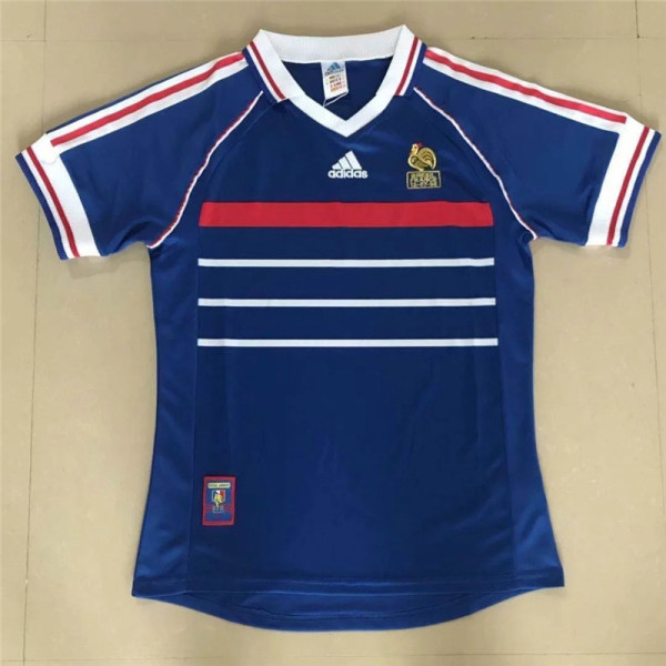 1998 France home Retro Jersey Thailand Quality