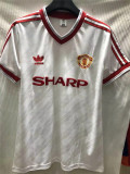 86-88 Manchester United Away Retro Jersey Thailand Quality