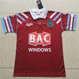 91-92 West Ham United home Retro Jersey Thailand Quality