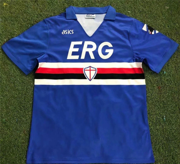 90-91 Sampdoria home Retro Jersey Thailand Quality