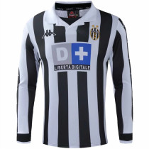 Long sleeve 99-00 Juventus FC home Retro Jersey Thailand Quality