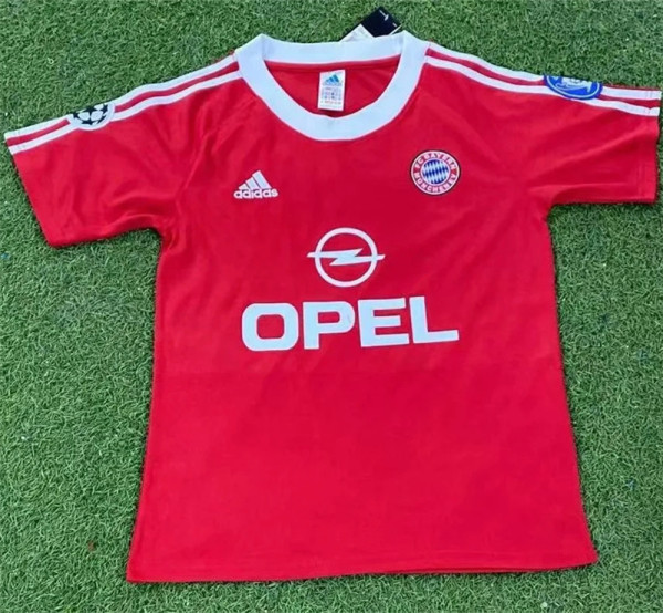2001 Bayern München home (UEFA version) Retro Jersey Thailand Quality