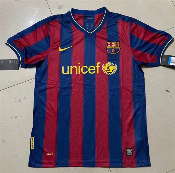 09-10 Barcelona home Retro Jersey Thailand Quality