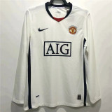 Long sleeve 08-09 Manchester United Away Retro Jersey Thailand Quality