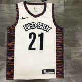 Brooklyn Nets 20 篮网队 城市版（迷彩）白色 21号 阿尔德里奇