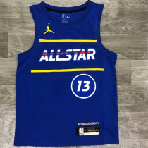 NBA All-Star Game 21赛季 全明星 蓝色 13号 哈登