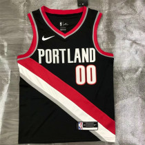 Portland Trail Blazers 21赛季 开拓者 黑色 00号 安东尼