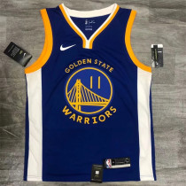 Golden State Warriors NBA勇士队20赛季V领蓝色11号