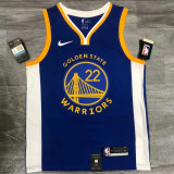 Golden State Warriors NBA勇士队20赛季V领蓝色22号维金斯