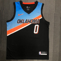 Oklahoma City Thunder  雷霆队 城市版 0号 威少