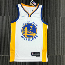 Golden State Warriors 75周年 勇士队 V领 白色 3号 普尔