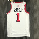 Chicago Bulls NBA 75周年 公牛队 白色 1号 罗斯