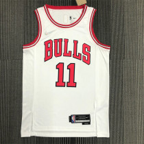 Chicago Bulls NBA  75周年 公牛队 白色 11号 德罗赞