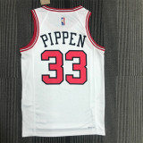 Chicago Bulls NBA  75周年 公牛队 白色 33号 皮蓬