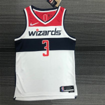 Washington Wizards 75周年 奇才队 白色 3号 比尔