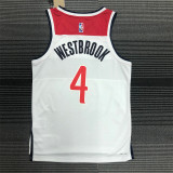 Washington Wizards  75周年 奇才队 白色 4号 威少