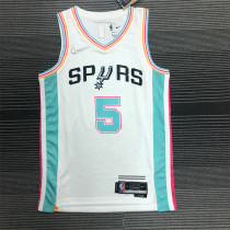 San Antonio Spurs  22赛季 马刺队 城市版 5号 穆里