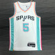 San Antonio Spurs  22赛季 马刺队 城市版 5号 穆里