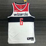 Washington Wizards  75周年 奇才队 白色 6号 哈雷尔