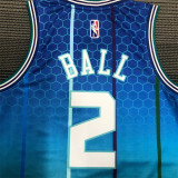 Charlotte Hornets  22赛季 黄蜂队 城市版 2号 鲍尔