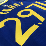 Golden State Warriors  75周年勇士队V领 蓝 2974 库里