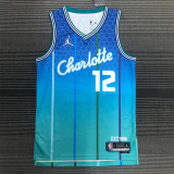 Charlotte Hornets 22赛季 黄蜂队 城市版 12号 乌布雷