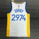Golden State Warriors 75周年勇士队V领 白 2974 库里